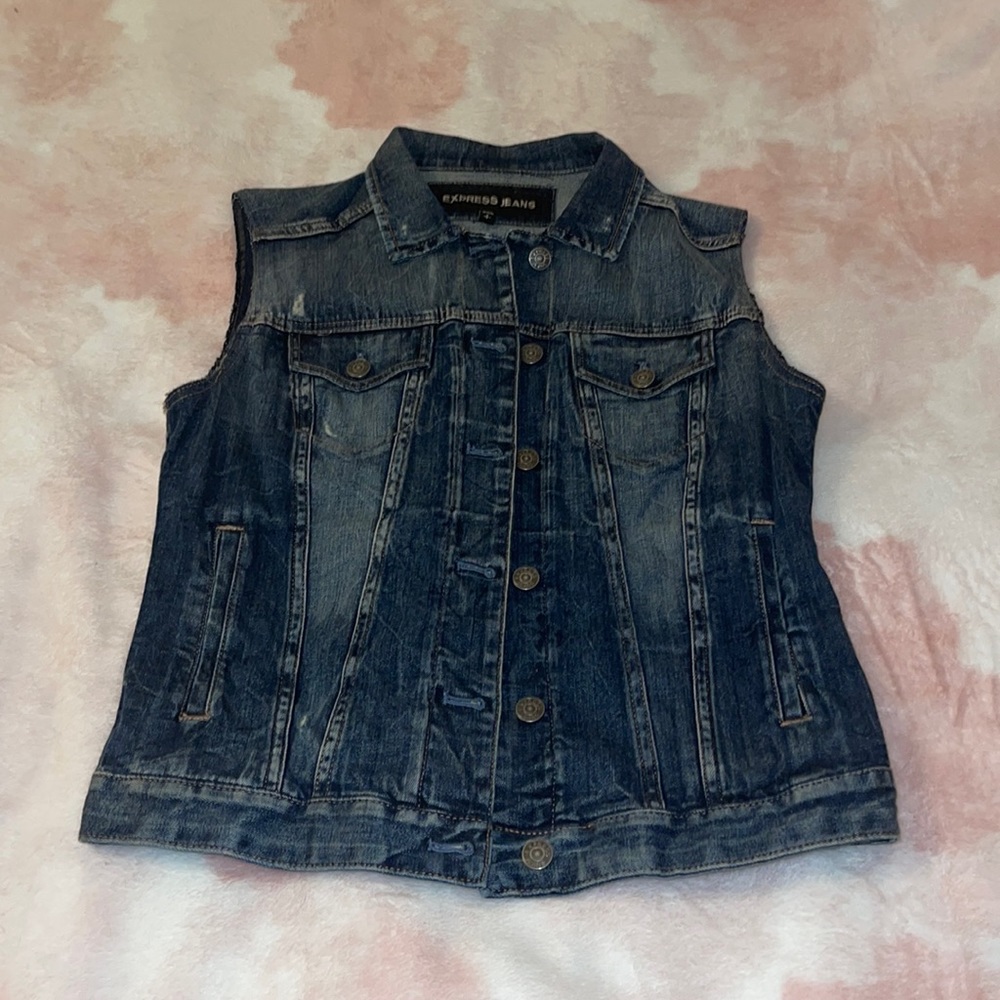 Denim vest